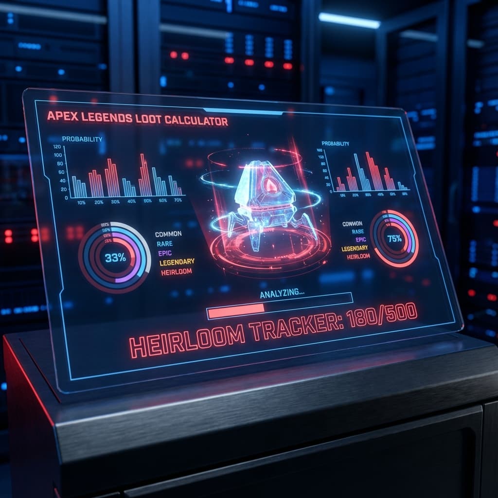 Apex Legends calculators for pack probability, heirloom pity, and battle pass planning