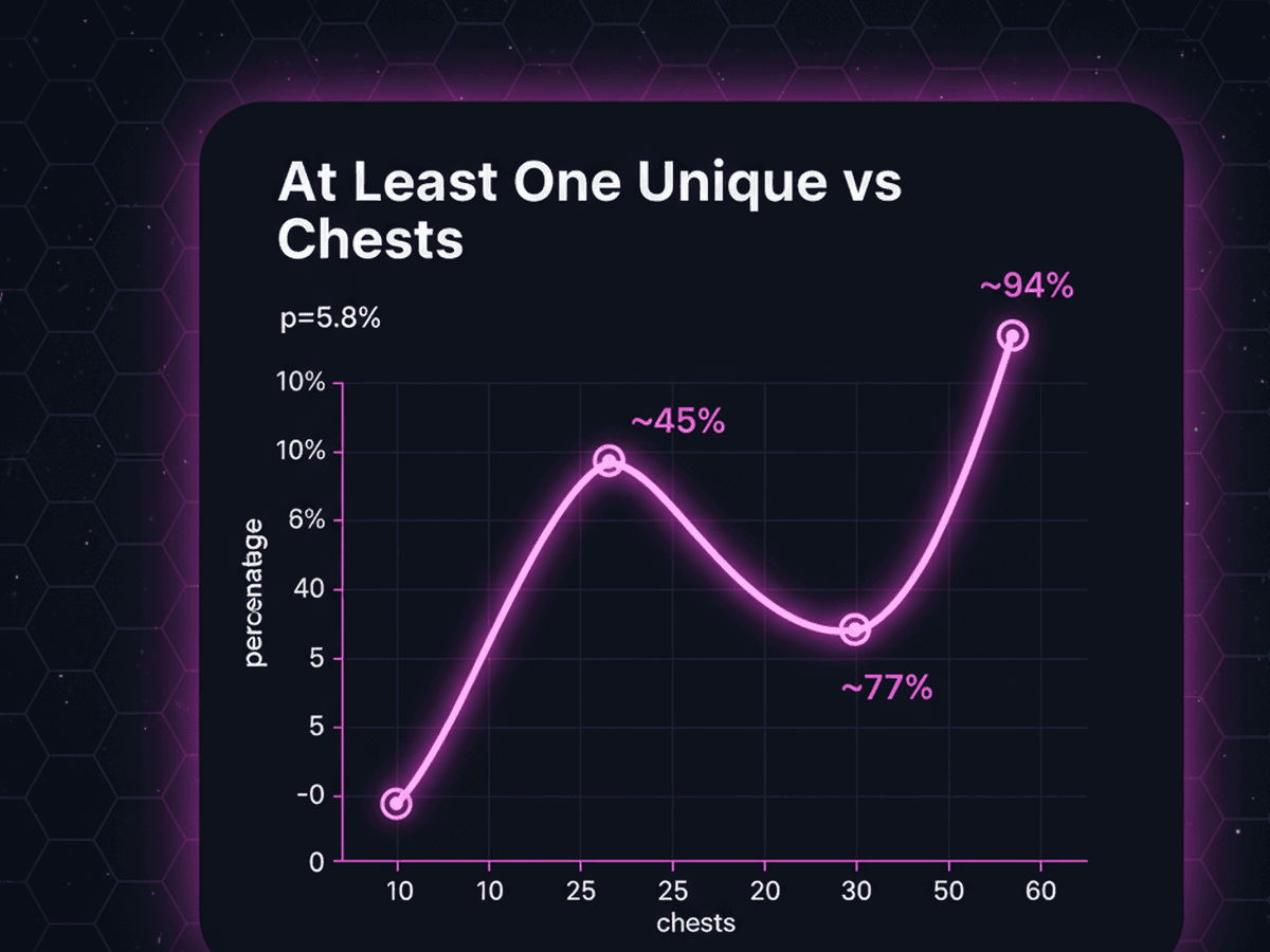 Cumulative probability of at least one drop versus number of attempts