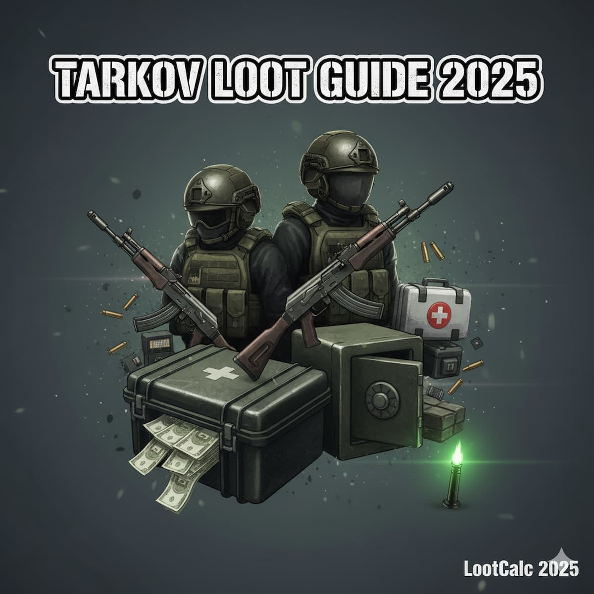 Escape from Tarkov screenshot – calculate loot spawn rates, boss spawn chances, key drop rates, and Labs loot probability for optimal farming