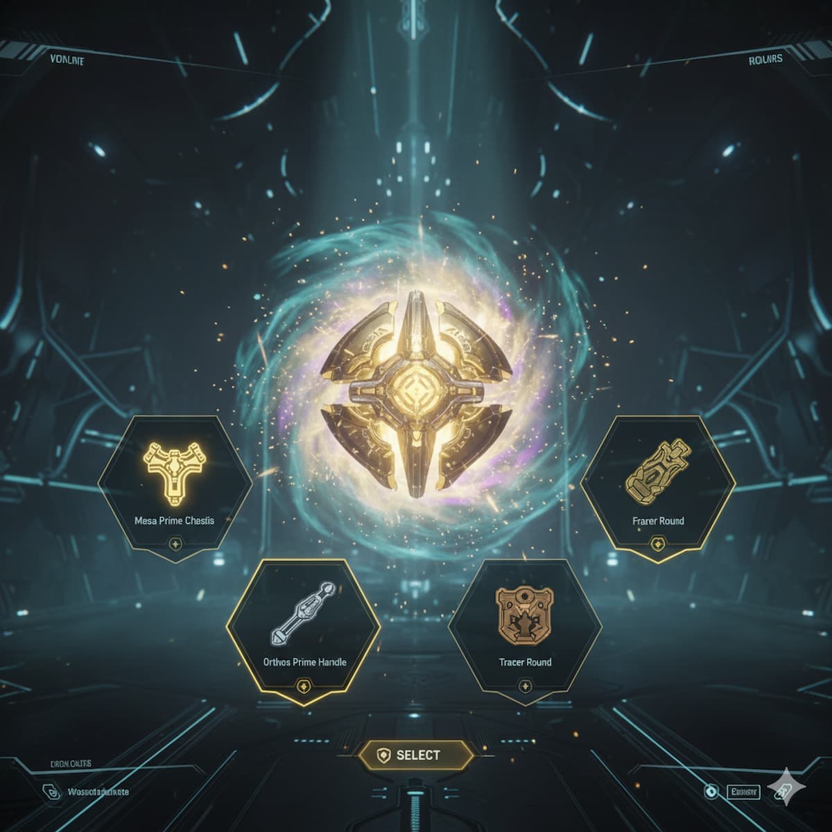 Warframe Relic screenshot – calculate refinement tier drop rates, squad probability, and platinum EV per relic